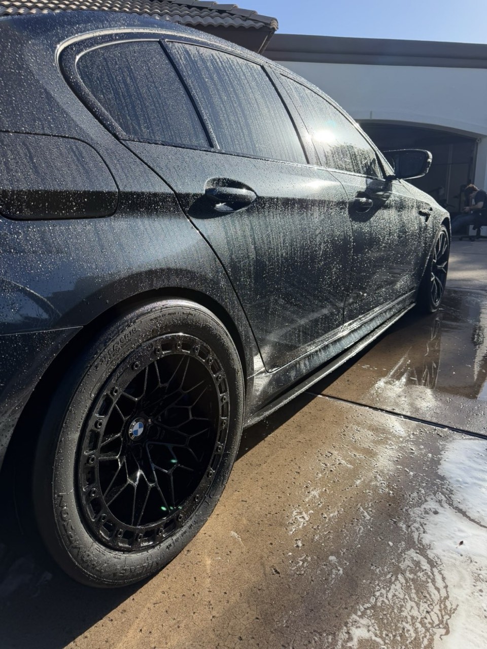 BMW M5 rinse
